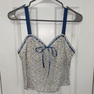 Blue Floral Women's top